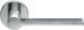 Дверная ручка на розетке Colombo Tool MD 11 CM Хром матовый 02.0025.02 фото