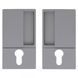 Дверная ручка купе для раздвижных дверей AGB Wave PZ B300030101 Никель матовый 12.0045.01 фото 1