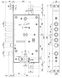 Дверной механизм ( замок ) для входных дверей Mottura 54797TBDR56 Правый Никель матовый 16.0018.01 фото 3