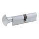 Дверний циліндр (серцевина) Securemme К2 3200PCS40401X5 P40*40мм поворотник/ключ Хром матовий 37.0029.08 фото 1