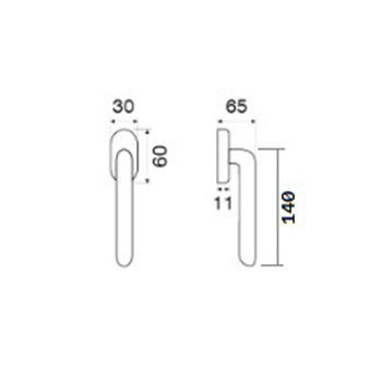 Ручка оконная Fimet 147 Flora DK F43 Бронза матовая 03.0045.01 фото