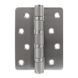 Дверная карточная петля ( накладная ) RDA 100*3*3 (4 подш. нерж сталь) R7 Хром матовый 51451 фото