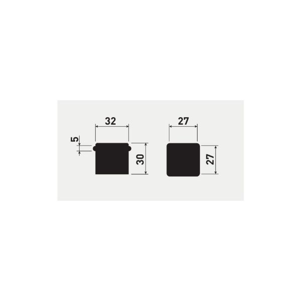 Дверной ограничитель ( стопор ) напольный, резиновый M&T Minimal 003277 SNi Никель матовый 27.0007.01 фото