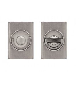 Дверная ручка купе для раздвижных дверей Mandelli 1038TLN WC Хром матовый 40043 фото