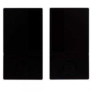 Дверная ручка купе для распашных дверей AGB Wave WC B300020093 Чёрный матовый 12.0038.03 фото