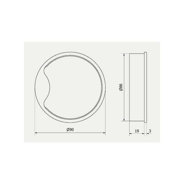 Дверная ручка купе для раздвижных дверей M&T Uff 108866 Cr Хром полированный 27.0016.01 фото
