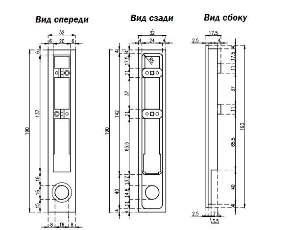 Дверная ручка купе для раздвижных дверей Pamar MN 1096 Z WC E215 Хром матовый 01.0004.01 фото