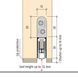 Выпадающий порог для дверей Planet HS p FH + RD | 48 dB противопожарный 585-460мм Серый 29.0004.01 фото 3