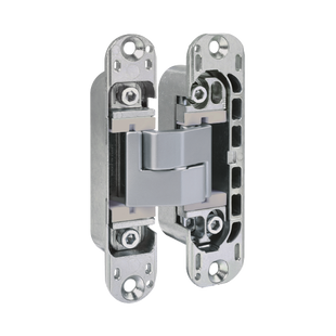 Дверна прихована петля ( врізна ) AGB Eclipse 3.1 34 Хром матовий 12.0005.01 фото