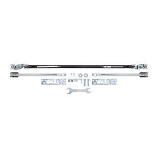 Раздвижная система Koblenz 0500/3 ABSU 80-120 кг + двойной доводчик Нержавеющая сталь 13.0025.01 фото