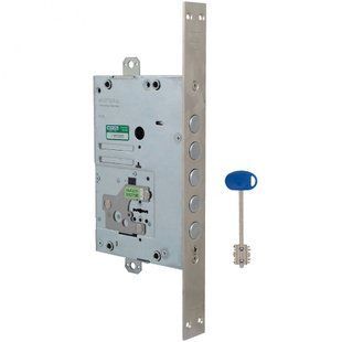 Дверной механизм ( замок ) для входных дверей Mottura 52J525S8005DCWM Левый Никель матовый 16.0008.02 фото