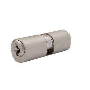 Дверной цилиндр ( сердцевина ) AGB Vitra CG00162424 24*24мм ключ/ключ Никель матовый 12.0052.01 фото